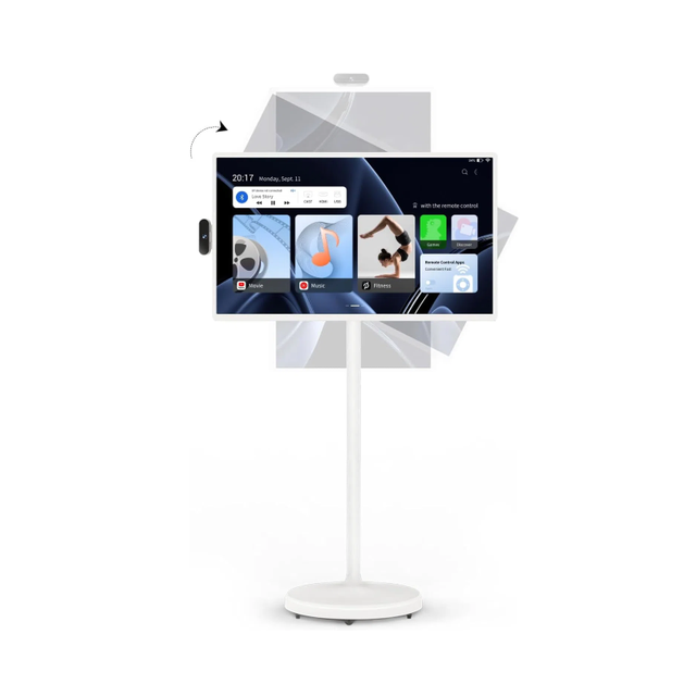 32 Inch High-definition Android Touch Screen with Stand LCD Smart TV Suitable for Indoor and Outdoor Use in Multiple Locations