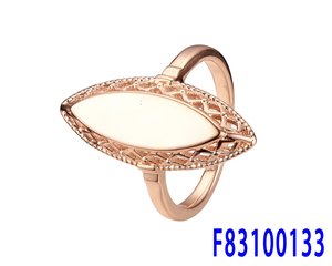 Bijoux FJ Fallon, bagues solitaires en filigrane marquise, plaquées or rose, base en laiton, ultra <span class=keywords><strong>pro</strong></span> top - Product Image 2