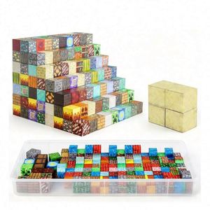 TOYSRUNNER Caja de Regalo, Set de Construcción de Cubos Magnéticos, Fantasía, Ciencia Ficción, STEM, Educativo, Sensorial, Juguete de Construcción de Plástico, Bloques de Aprendizaje - Product Image 1