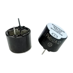 Buzzer magnétique TMB12A12 à montage sur circuit imprimé 2 broches, 12V, 12MM*H9.5MM, avec alarme sonore continue active et résistance à la chaleur, pour Arduino - Product Image 1