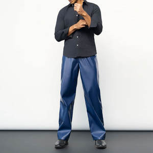 Pantalon en cuir pour homme de haute qualité, design personnalisé, prix abordable, pantalon en cuir véritable sur mesure - Product Image 1