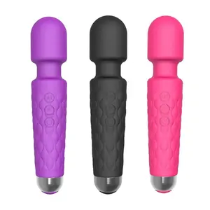 USB Masseur Puissant D&#39;OEM Mémoire Sans Fil Portable Sans Fil AV Grosse Baguette Sexe Jouet Vibrateur De Femmes