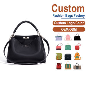 Sac à main d'hiver en cuir véritable de qualité supérieure avec chaînes, noir, style niche, pour femme, décontracté et professionnel, grande capacité, réglable - Product Image 1