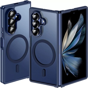 New Trend Phone Case for Samsung Galaxy Z Fold 7 Magnetic <b>Wireless</b> Charging Cases Translucent Back Cover with Magnet - Product Image 2