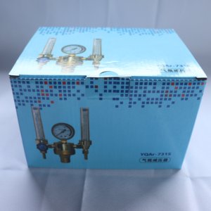 Réducteur de pression Argon <span class=keywords><strong>Co2</strong></span> Mig Tig Débitmètre Vanne de commande Régulateur de gaz de soudage Double Tube - Product Image 6
