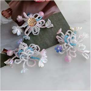 Accesorios Vintage Modernos Kawaii, 1 Accesorio de Flor Azul para Mujer, Diseño Sólido, Nuevo, Accesorios para Bolsos, Dijes - Product Image 5