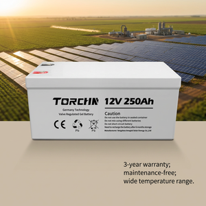 Batería de Gel Sellada de 12V 250Ah, Ciclo Profundo, <span class=keywords><strong>AGM</strong></span>, para Almacenamiento de Energía Solar, Libre de Mantenimiento - Product Image 1