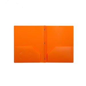 Dongguan Factory Wholesale A4 PP <strong>Plastic</strong> 2 Pocket 3 Prongs <strong>File</strong> <strong>Folder</strong> - Product Image 3