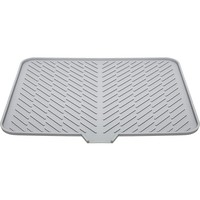 Tapis d'évier de cuisine en silicone avec tapis d'égouttage Tapis de séchage en silicone pour comptoir de cuisine