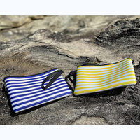 Pochette cosmétique imperméable en néoprène, personnalisé, pochette à fermeture éclair, sac sec pour couches, pour piscine de plage, landau de gymnastique