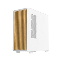 Boîtier PC de jeu de haute qualité, boîtier PC ATX avec panneau frontal en bois, prend en charge les refroidisseurs à eau de 240 mm et 360 mm
