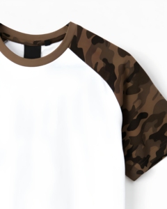 Custom Camouflage Raglan Sleeve <b>T</b> <b>Shirt</b> Men Regular Fit ONeck Casual Jersey Knitted Top Summer Short Sleeve Wholesale <b>T</b> <b>Shirt</b> - Product Image 3