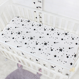 Nuevo diseño de 100% algodón orgánico al por mayor de sábanas para <span class=keywords><strong>bebe</strong></span> niños bebé de la hoja de cama jersey - Product Image 3