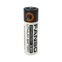 Batterie au lithium FANSO ER14505H AA 3,6 V 2600 mAh adaptée aux instruments intelligents, localisateur, bâton de patrouille