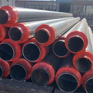 Tubo de soldadura térmica de polietileno de alta densidad de entierro directo Tubería de agua caliente de aislamiento de acero preaislado ASTM para tubería de perforación - Product Image 2