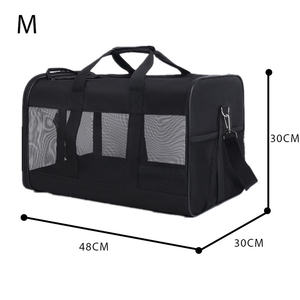 حامل الحيوانات الأليفة في الهواء الطلق منظم صغير حر قابل للطي لين الجانب تنفس شبكة حقيبة حمل حقيبة ظهر الحمل الحيوانات الأليفة حقيبة السفر - Product Image 5