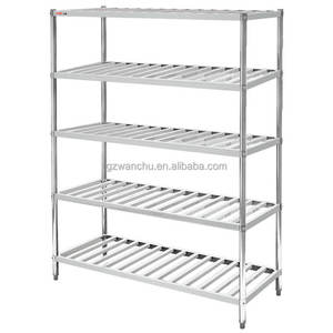 Étagère de rangement commerciale en acier inoxydable 304 pour buffet, bar, <span class=keywords><strong>restaurant</strong></span>, fruits, légumes, chambre froide - Meilleures ventes - Product Image 2