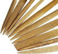 Lot de 10 limes de précision en titane diamanté – Outil de lime à aiguille pour la fabrication de bijoux