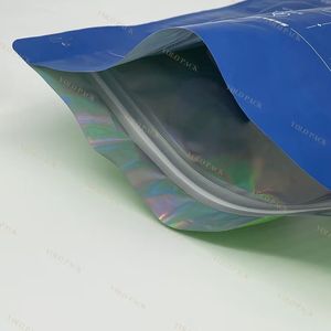Bolsa de plástico PE de gran capacidad para gatos, refuerzo lateral, Ziplock, seco, para perros, peces, pájaros, mascotas, bolsa de embalaje de alimentos con cremallera - Product Image 4