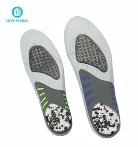 The Newest PU Insole High Rebound Arch Support Comfortable Flat Foot Orthopedic Insoles Pu Gel Cushioning Sports Shoes Insole