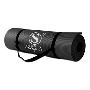 Shengde mật độ cao tập thể dục 10mm 15mm 20mm NBR chất lượng thêm dày Yoga tapete, khuyến mãi Yoga Mat 10mm - Product Image 4