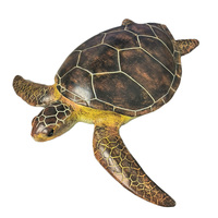 Juguete de tortuga de animales marinos, Simulación mundial, modelo de tortuga anfibia de goma suave, modelo de tortuga marina, juguete