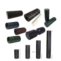 Ensemble de rouleaux de yoga en mousse EPP Supro Fitness Exercise 2 en 1 pour le massage du dos creux et les muscles