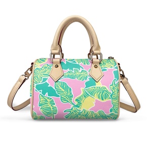 Ventes directes d'usine personnalisé Aloha hawaïen feuille de bananier impression exquise mode femmes Portable oreiller sac impression sur demande - Product Image 3