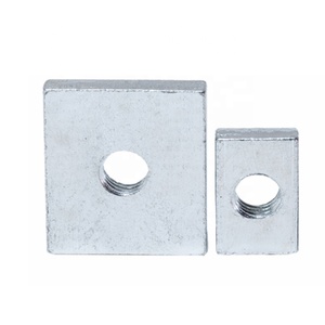 Écrous carrés rectangulaires en acier galvanisé M3 - <span class=keywords><strong>M10</strong></span> - Product Image 4
