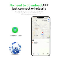 Mini traceur GPS intelligent compatible avec Apple Find My, localisation en temps réel mondiale, dispositif anti-perte, localisateur d'objets étanche IP
