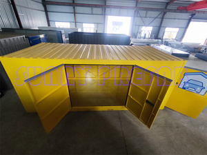 Pliable FLAT PACK GARAGE Portable Unités De Stockage Pliable Assemblage Auto-Stockage Mobile Conteneur Empilable Garage - Product Image 2