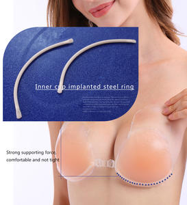 Ladymate ODM/OEM Sujetador De <span class=keywords><strong>Silicona</strong></span> Reutilizable Autoadhesivo Sujetador De <span class=keywords><strong>Silicona</strong></span> Nude <span class=keywords><strong>Push</strong></span> <span class=keywords><strong>up</strong></span> Sujetador Invisible Cubierta De Pezón Pasta De Pecho - Product Image 3