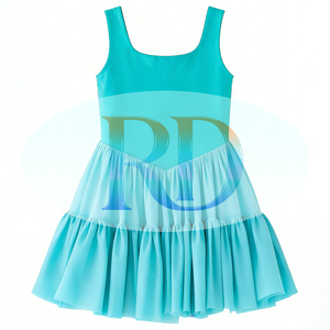 Tenues décontractées personnalisées mère-fille RD, nouveau design, robe <span class=keywords><strong>de</strong></span> tennis en nylon pour l'été, vêtements pour bébés filles - Product Image 6
