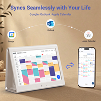 Horloge numérique intelligente WiFi MWE avec calendrier électronique, écran HD IPS de 10 pouces, synchronisation cloud, cadre photo mural, cadeau pour le bureau