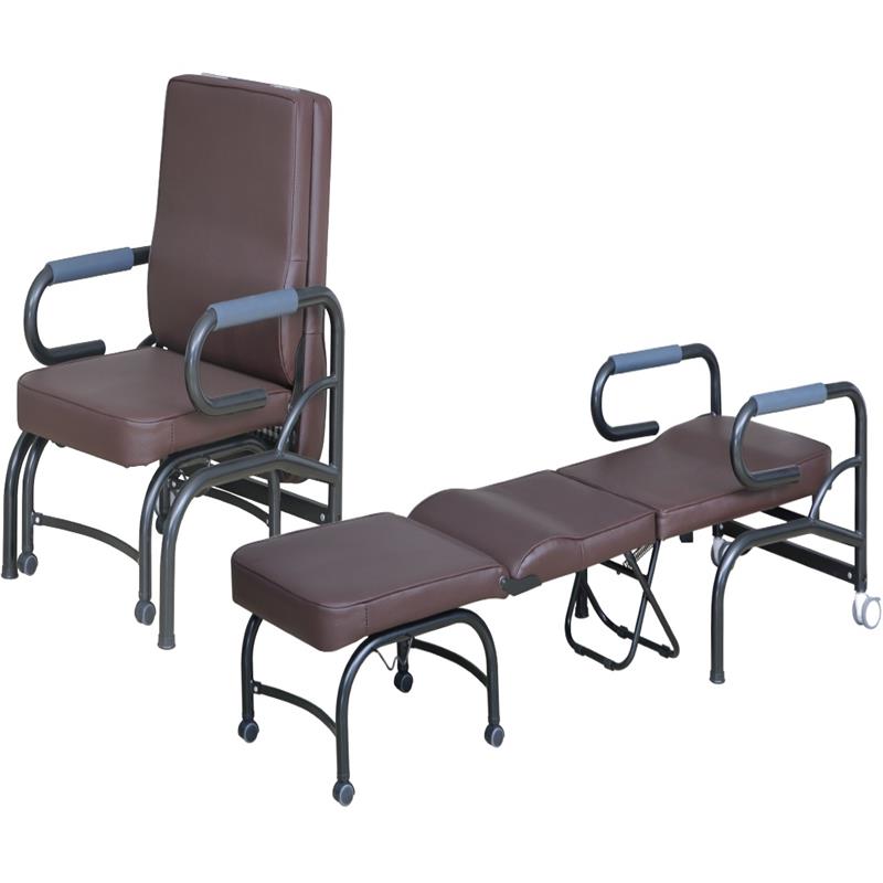 MN-PHY004 Cheap Basic Version Folding Hospital Recliner Chair Bed For Resting
