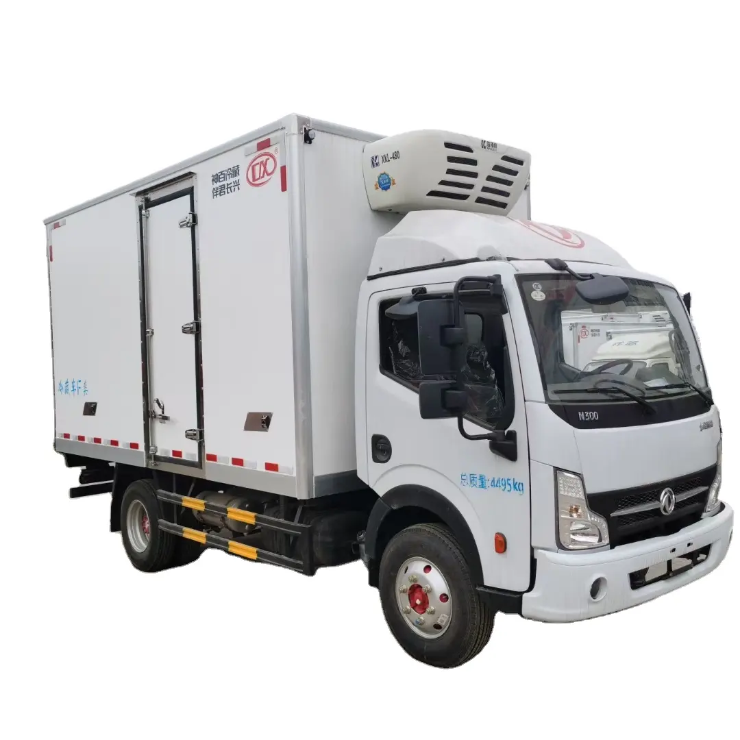 Dongfeng 4X2 Koelkast Vrachtwagen Vriezer Truck Cold-Chain Transport Vrachtwagen Koelwagen Te Koop In India