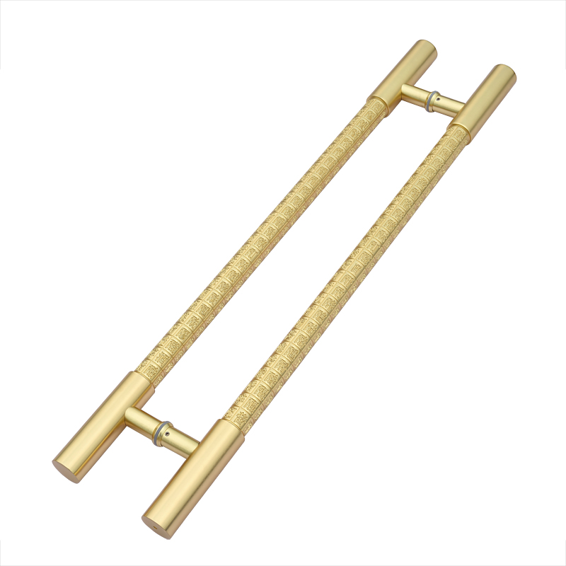 Luxury Solid Aluminum Engraving Customized Handle Gold Handle