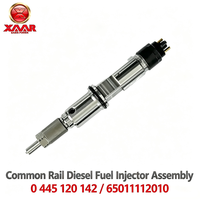 Conjunto de Inyector de Combustible Diésel Common Rail 0445120142, Referencia Cruzada 65011112010 para Motor Diésel de Uso Pesado