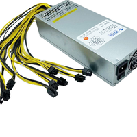 Module d'alimentation HUIYU/OEM 2U ATX 2000W pour boîtier de rig 4U 8GPU, sortie 5V/12V, interface 24 broches, serveur de bureau en rack, en stock