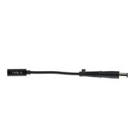 Adaptor Pengisi Daya Laptop USB Tipe C Female ke Jack DC 7.4x5.0mm, Kabel Konverter Pengisian Daya PD untuk HP