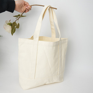 Bolsa de Mano de Lona de Algodón Extra Grande con Logotipo Personalizado al por Mayor, Bolsa de Compras Ecológica para la Playa y Viajes - Product Image 4