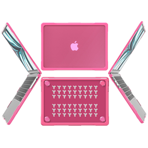 Housse de protection pour ordinateur portable en plastique TPU antichoc pour MacBook Air 13,6 pouces <span class=keywords><strong>2022</strong></span> A2681, étui pour <span class=keywords><strong>PC</strong></span>, simple, tendance, bleu clair, noir - Product Image 6