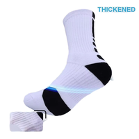 Chaussettes de sport pour hommes Elite, respirantes, à séchage rapide, antibactériennes, écologiques, en coton, avec coussinets de compression