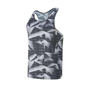 Camiseta Deportiva Casual sin Mangas Unisex de Poliéster, Tejido de Punto, Estampado Digital, Transpirable, de Secado Rápido, para Maratón - Product Image 4