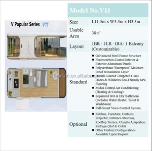 บ้านสำเร็จรูปหรูหราแบบแคปซูล รุ่น Airport Homes V11 - Product Image 3