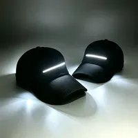 Gorra de Béisbol Luminosa LED, Gorra con Franjas Brillantes, Gorra Ajustable con Luz para Hombres y Mujeres, Accesorios Deportivos para Fiestas, Clubes Nocturnos