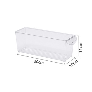 廉价出厂价家用便携式塑料收纳盒透明PET收纳盒冰箱收纳盒 - Product Image 6