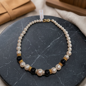 สร้อยคอเซรามิกประดับมุกอิตาลีทำมือ พร้อมใบรับรองความแท้ # 194 - Product Image 2