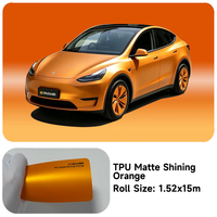 Film de protection PPF en TPU coloré haute élasticité, anti-rayures, auto-réparateur thermique, rouleau de 1,52*15m