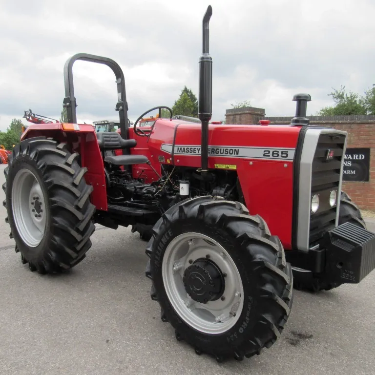 60HP Massey Ferguson 265 Trator Disponível/Usado MF265 Máquinas de Trabalho Agrícola Pronto Para Fornecimento
